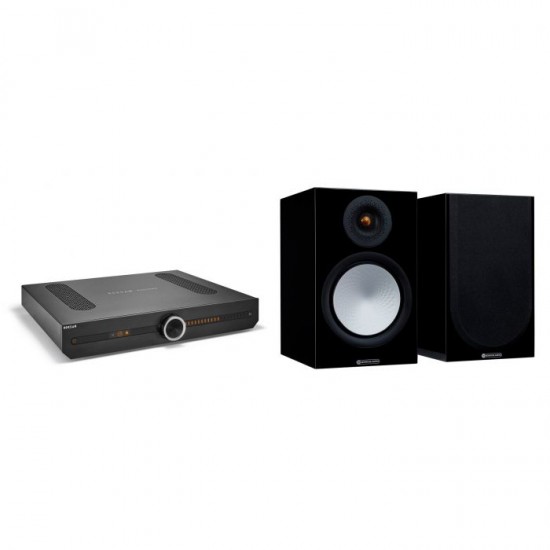 Roksan Attessa Amplifier + Monitor Audio Silver...