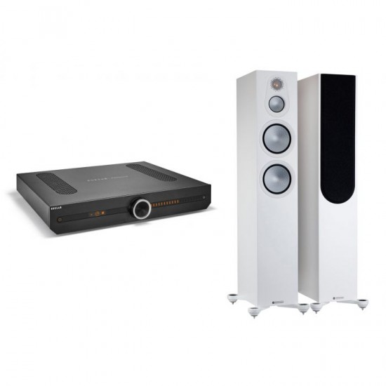Roksan Attessa Amplifier + Monitor Audio Silver...