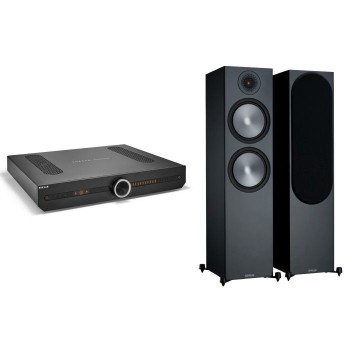Roksan Attessa Streaming Amplifier + Monitor Audio Bronze...