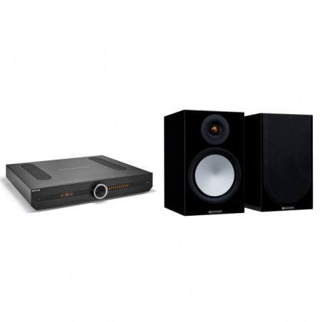 Roksan Attessa Streaming Amplifier + Monitor Audio Silver 100 7G