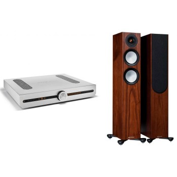 Roksan Attessa Streaming Amplifier + Monitor Audio Silver... 2