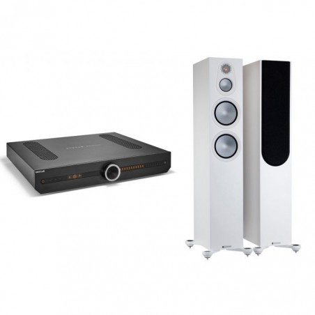 Roksan Attessa Streaming Amplifier + Monitor Audio Silver 300 7G