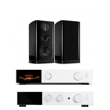 Audiolab 9000A+9000N+ Wharfedale Aura 2