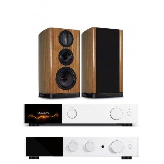 Audiolab 9000A+9000N+ Wharfedale Aura 2